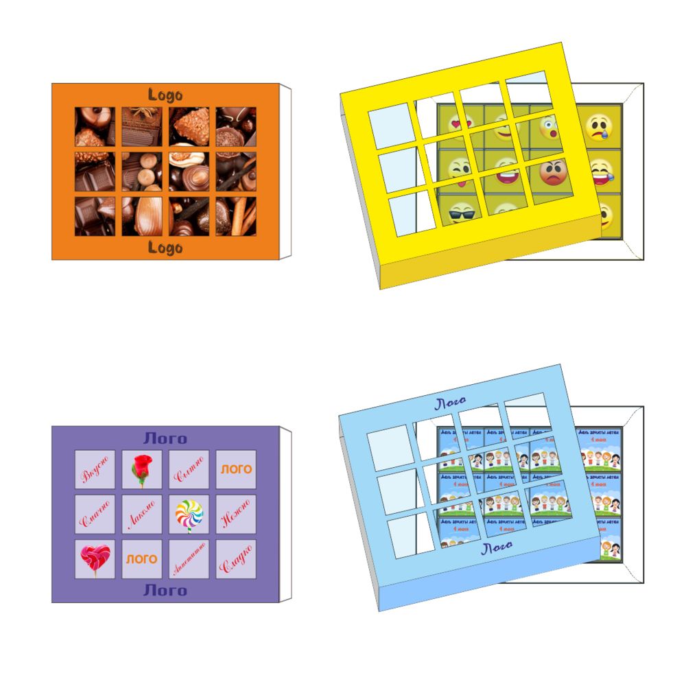 Набор шоколада Choco Windows на заказ — изображение 2