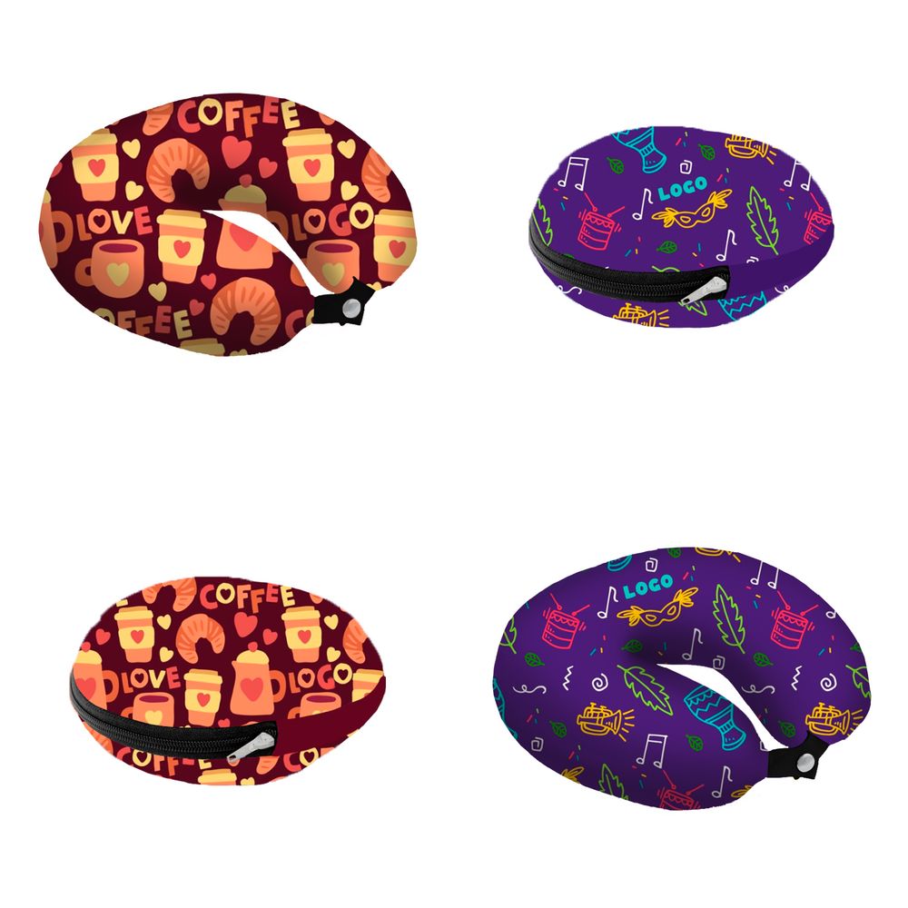 Подушка дорожная Memory Foam с печатью на заказ — изображение 2