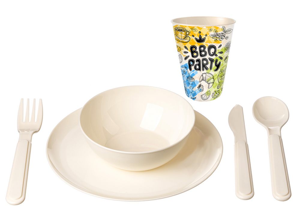 Набор посуды для пикника на 6 персон Picnic на заказ — изображение 4