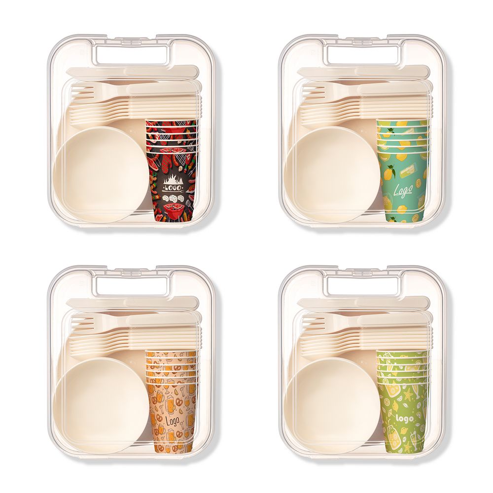 Набор посуды для пикника на 6 персон Picnic на заказ — изображение 2