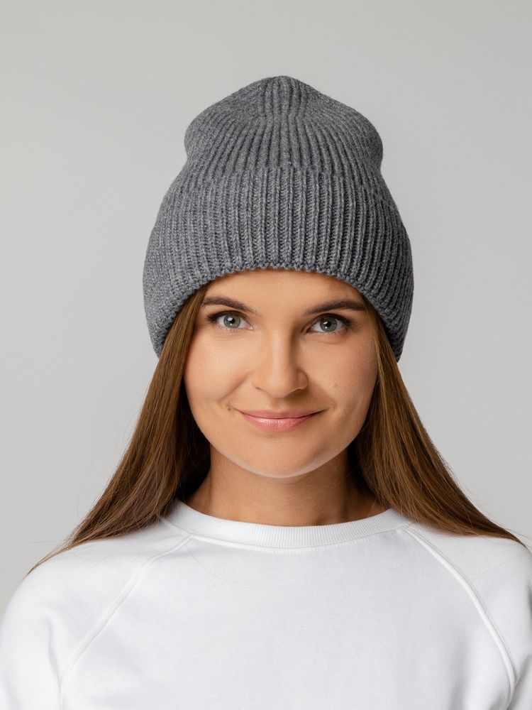 Шапка Tommi, серый меланж — изображение 5