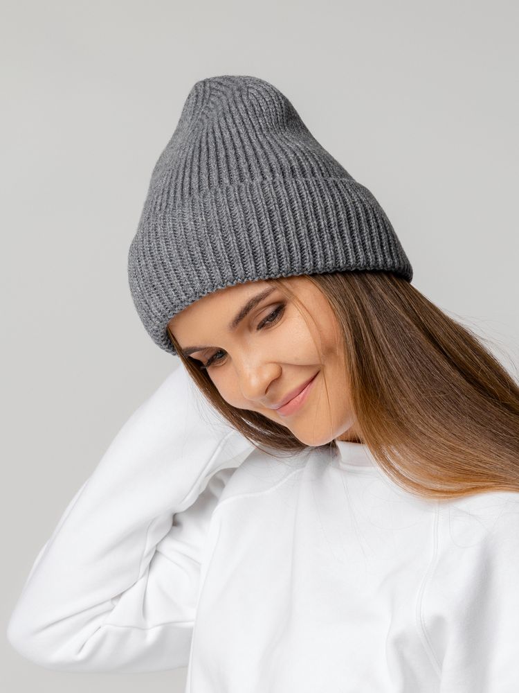 Шапка Tommi, серый меланж — изображение 6