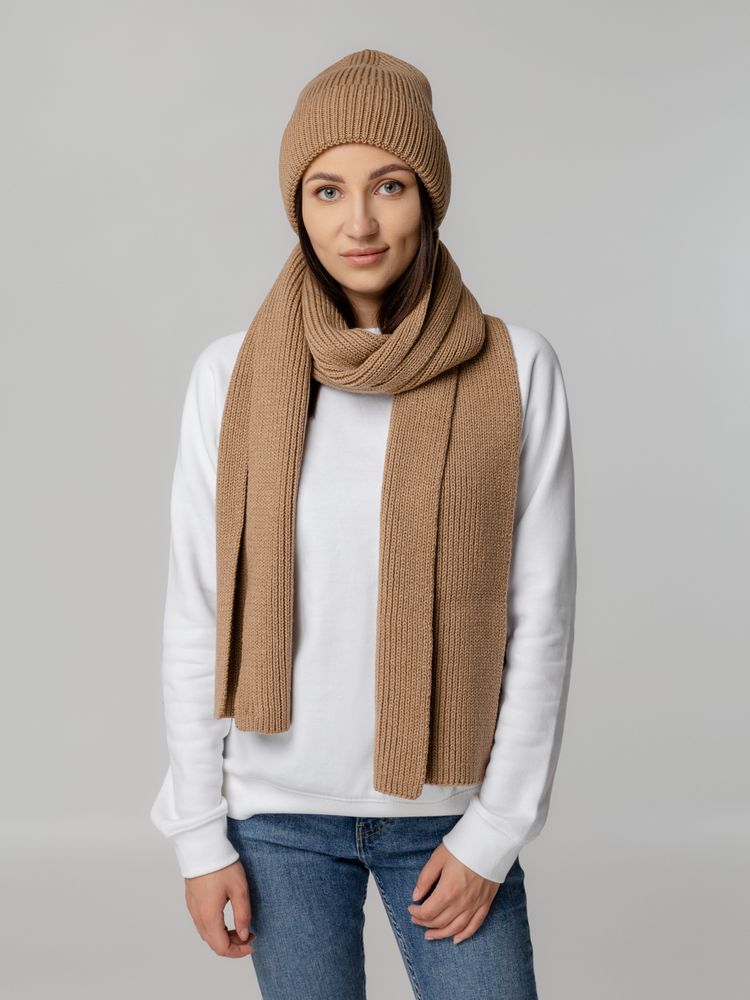 Шапка Tommi, бежевый меланж — изображение 8