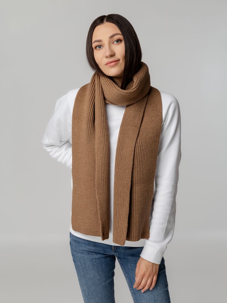 Шарф Tommi, бежевый меланж — изображение 7