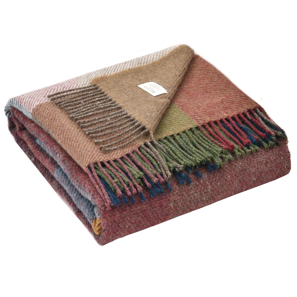 Плед Аrequipa, бордовый с бежевым — изображение 3