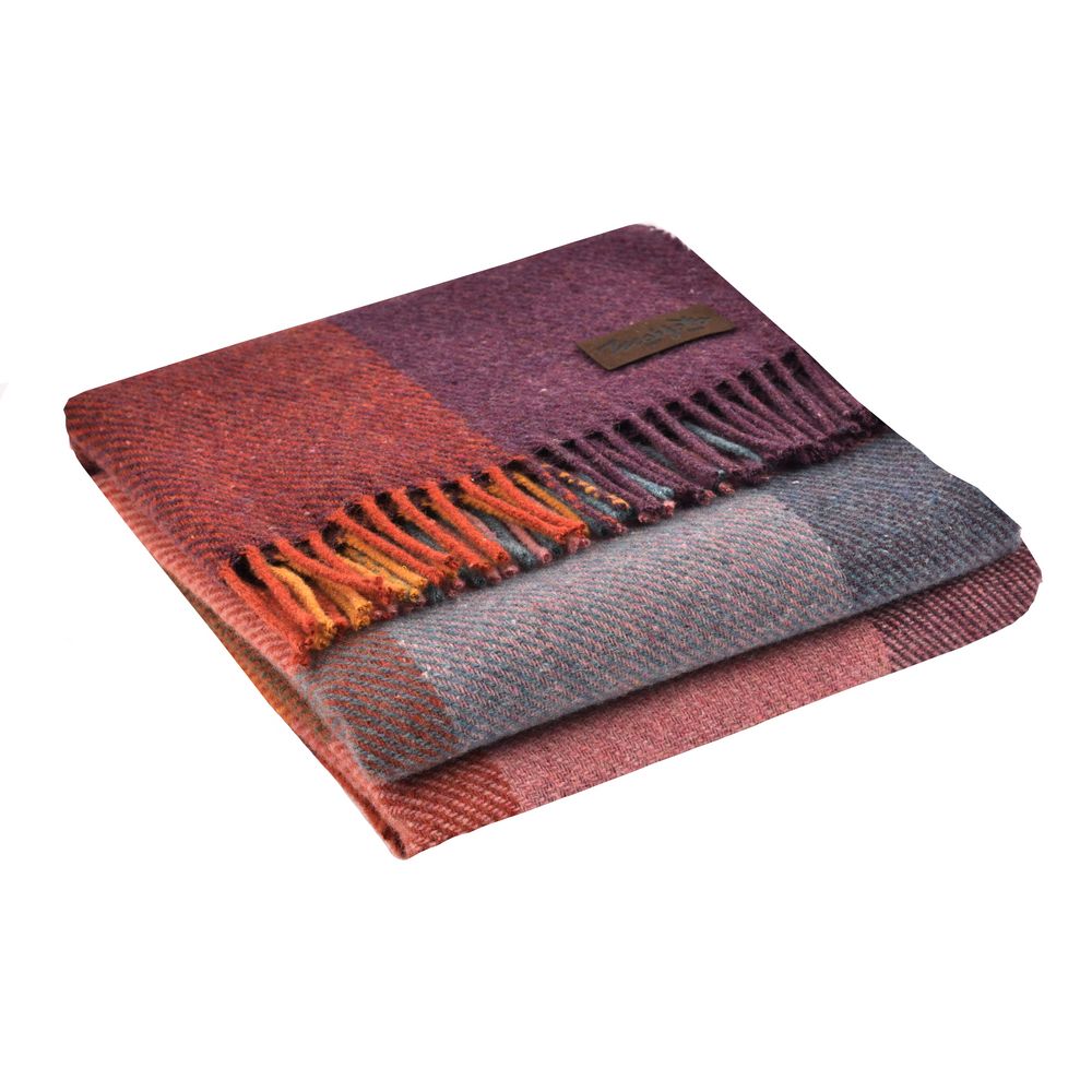 Плед Аrequipa, фиолетовый с серым — изображение 2