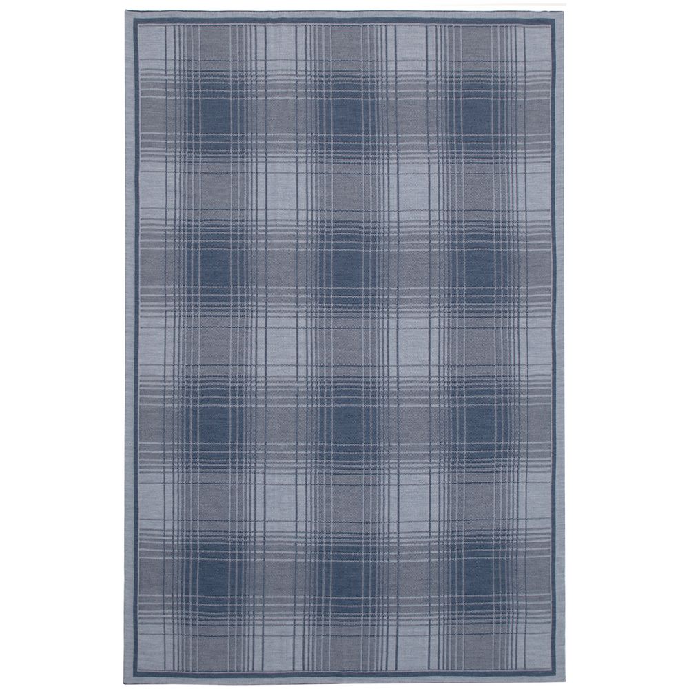 Плед Duotone, синий с белым — изображение 5