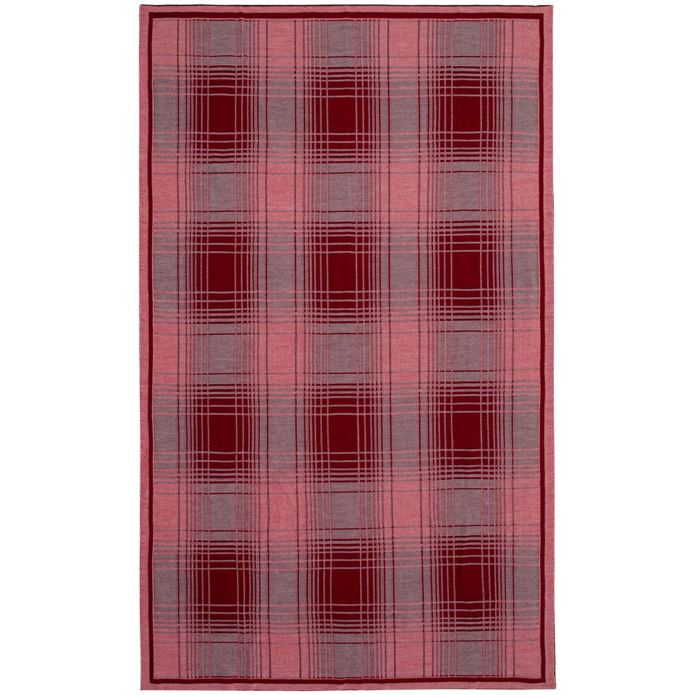 Плед Duotone, красный с белым — изображение 5