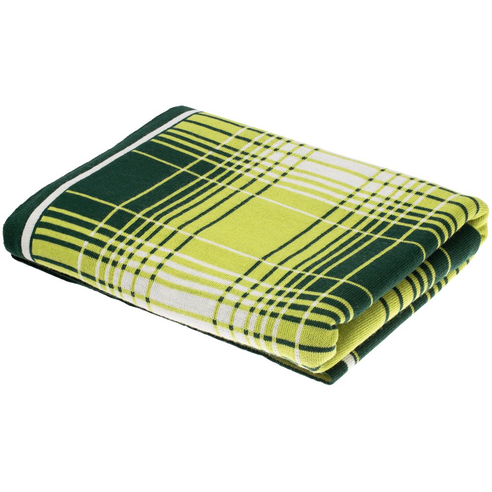 Плед Duotone, зеленый с белым — изображение 6