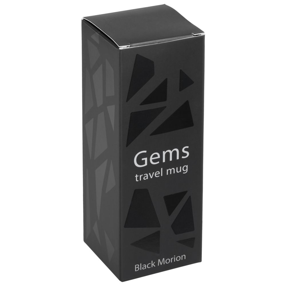 Термостакан Gems Black Morion, черный морион — изображение 14