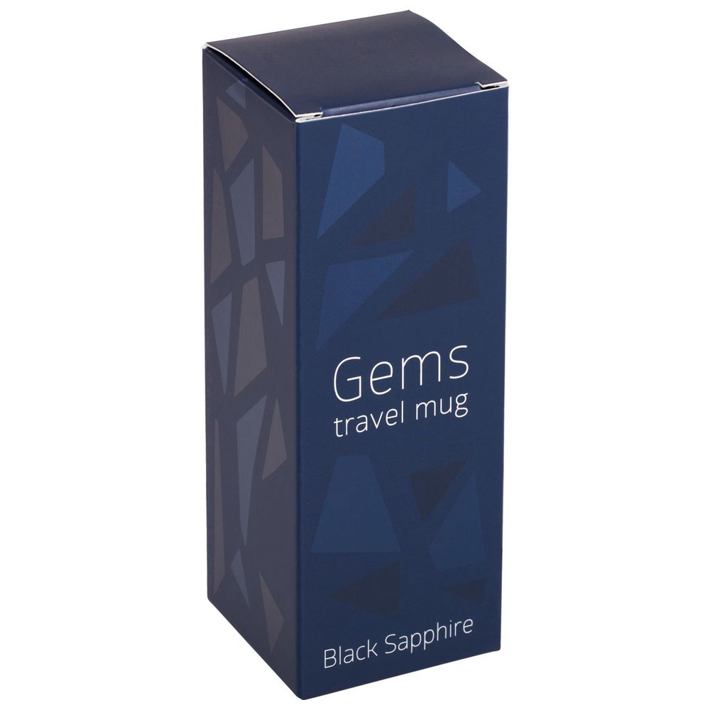Термостакан Gems Black Sapphire, черный сапфир (синий) — изображение 12