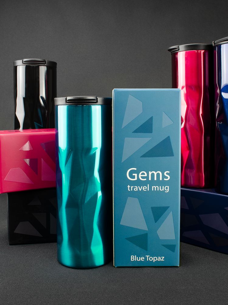 Термостакан Gems Blue Topaz, синий топаз — изображение 10