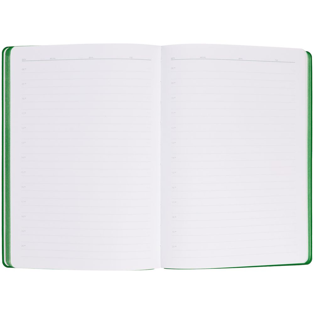 Ежедневник Flexpen Shall, недатированный, зеленый — изображение 9