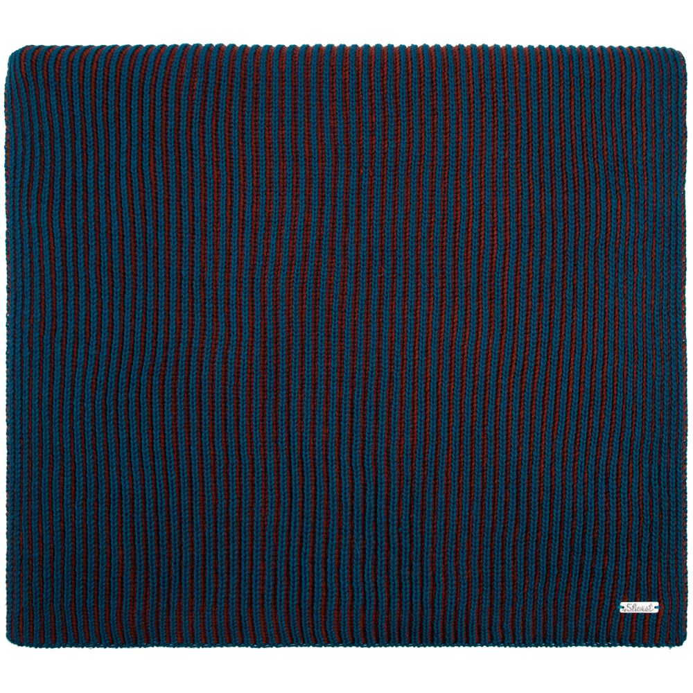 Шарф Nobilis, бирюзовый с терракотовым — изображение 2