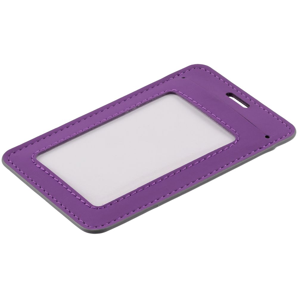 Чехол для пропуска Shall Simple, фиолетовый — изображение 4
