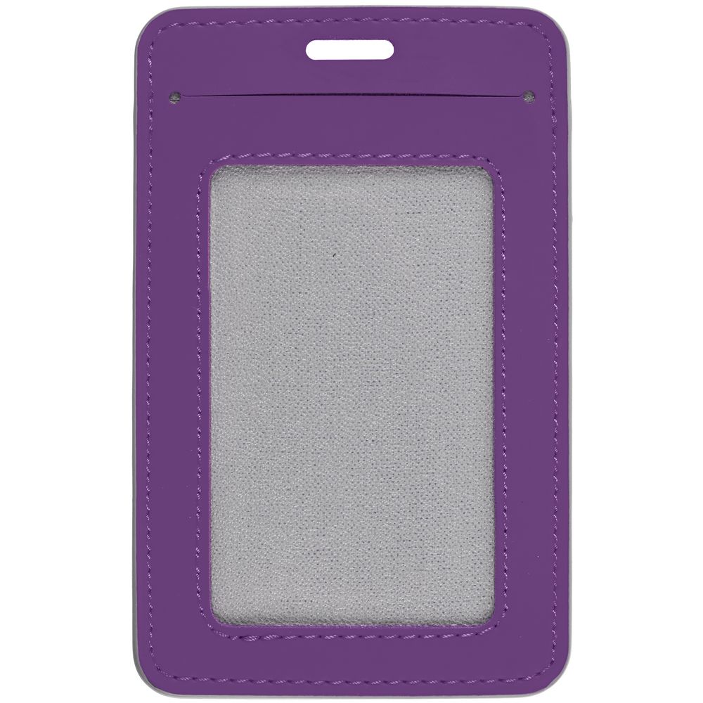 Чехол для пропуска Shall Simple, фиолетовый — изображение 2