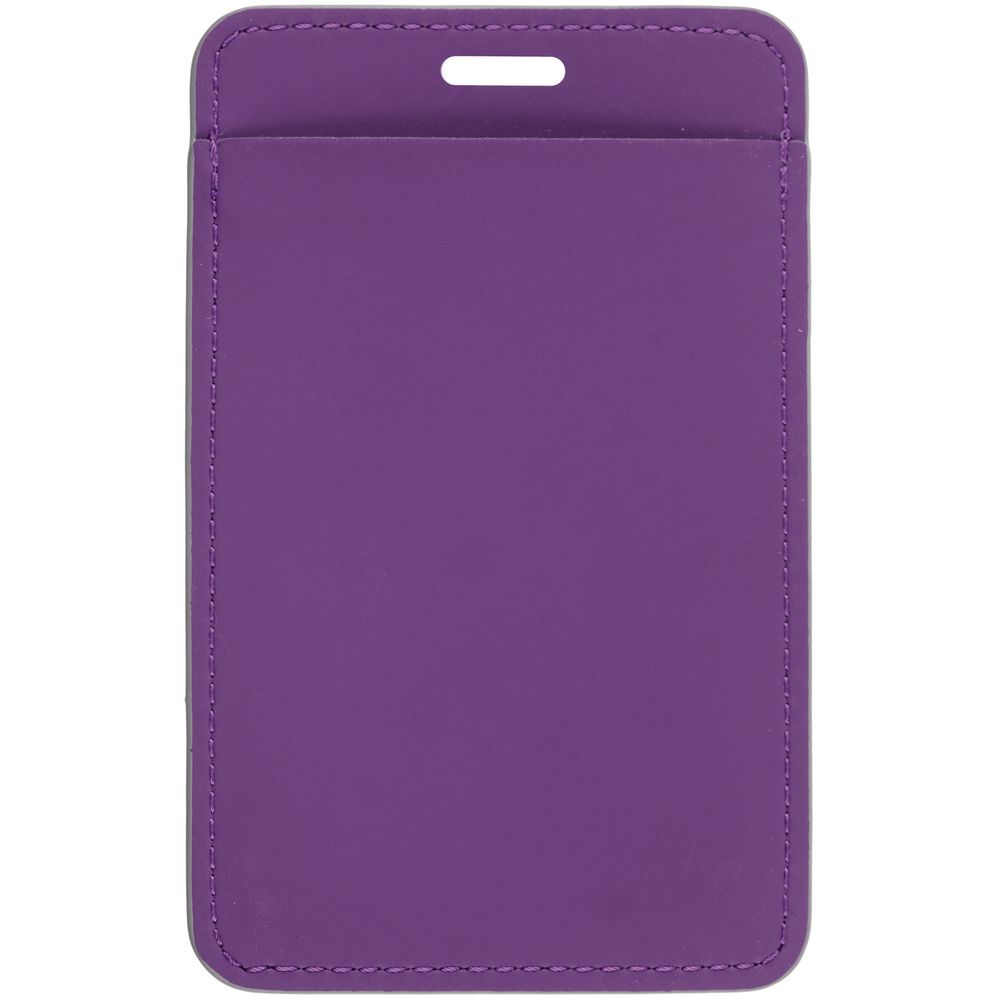 Чехол для пропуска Shall Simple, фиолетовый — изображение 3