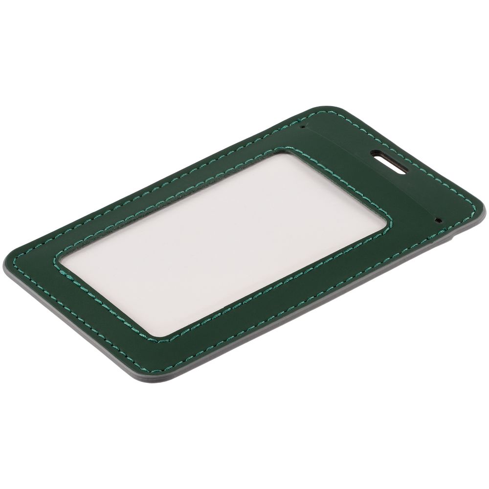 Чехол для пропуска Shall Simple, зеленый — изображение 4