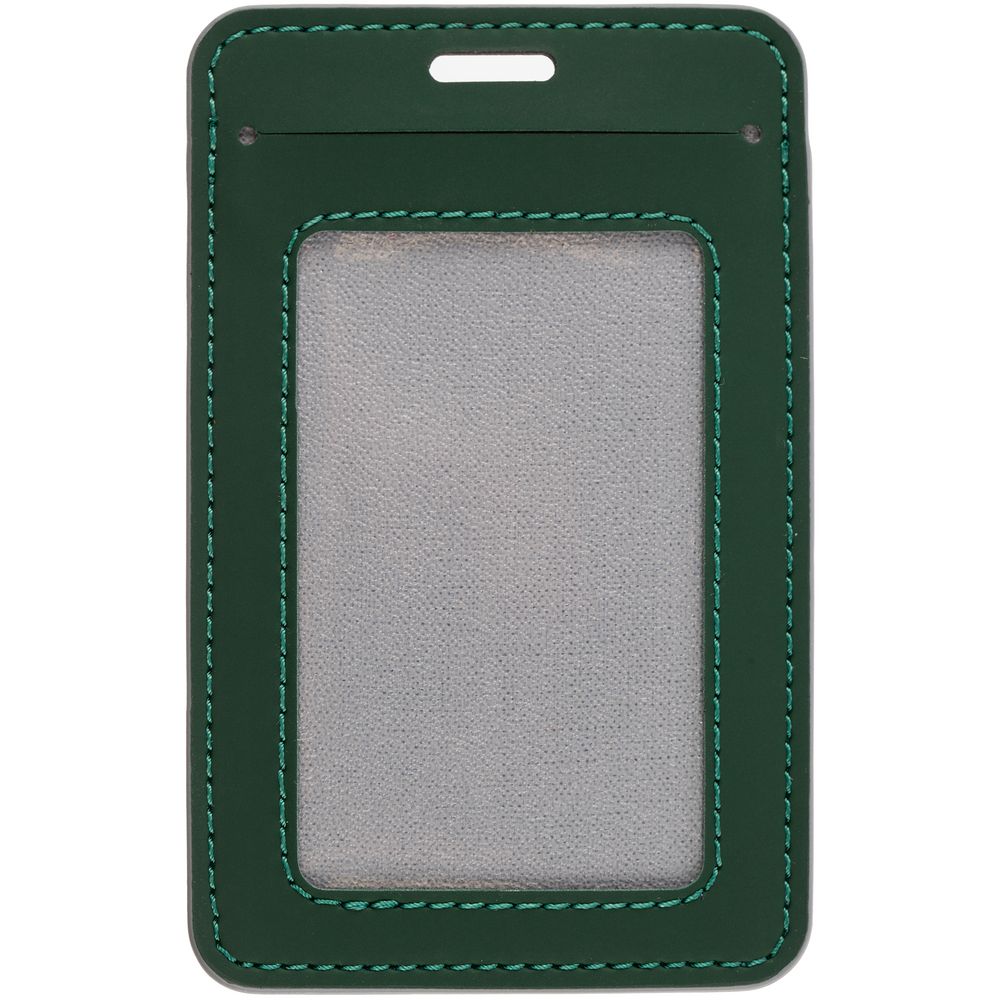 Чехол для пропуска Shall Simple, зеленый — изображение 2