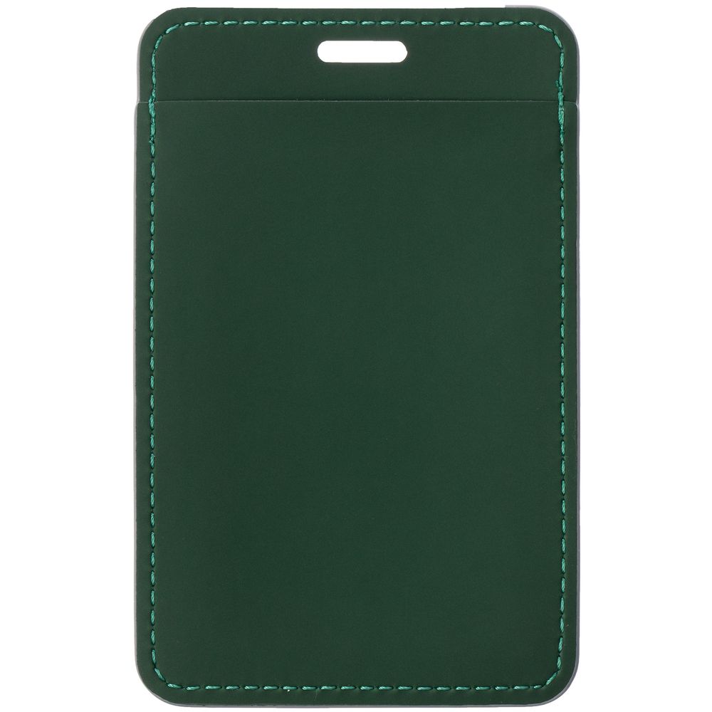 Чехол для пропуска Shall Simple, зеленый — изображение 3