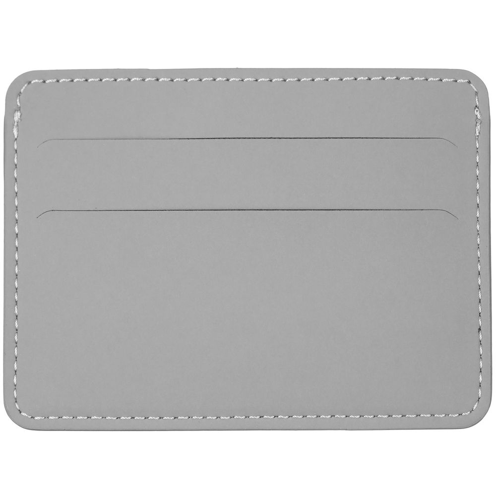 Чехол для карточек Shall Simple, серый — изображение 3