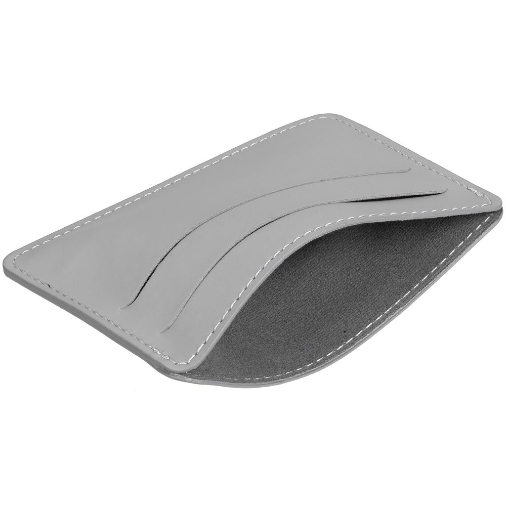 Чехол для карточек Shall Simple, серый — изображение 2