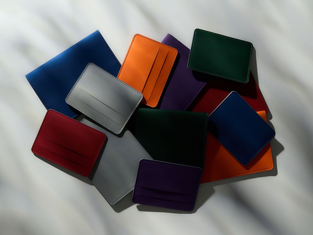 Чехол для карточек Shall Simple, серый — изображение 8