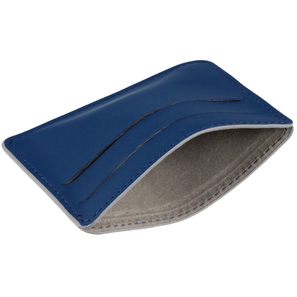 Чехол для карточек Shall Simple, синий — изображение 2