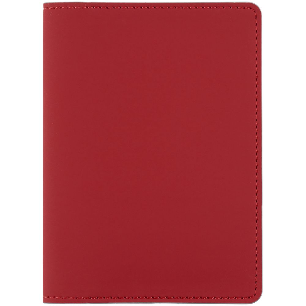 Обложка для паспорта Shall Simple, красный — изображение 2