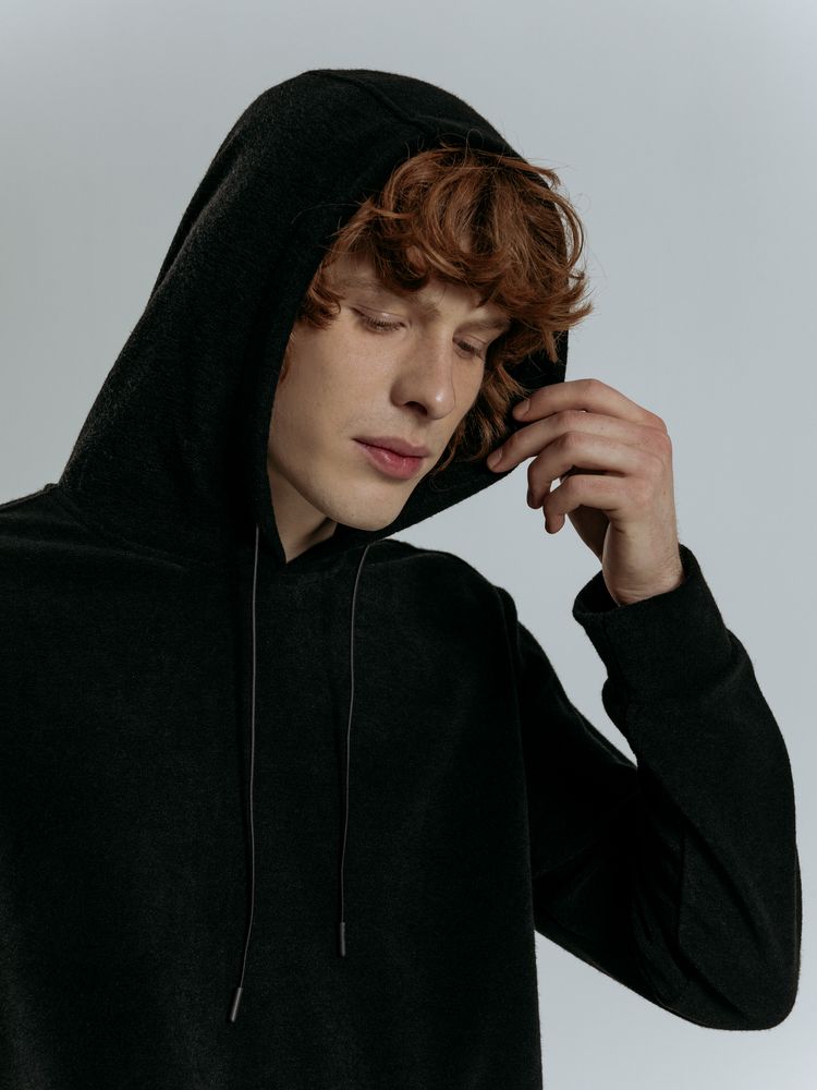 Худи унисекс Prima Vista, черное — изображение 10