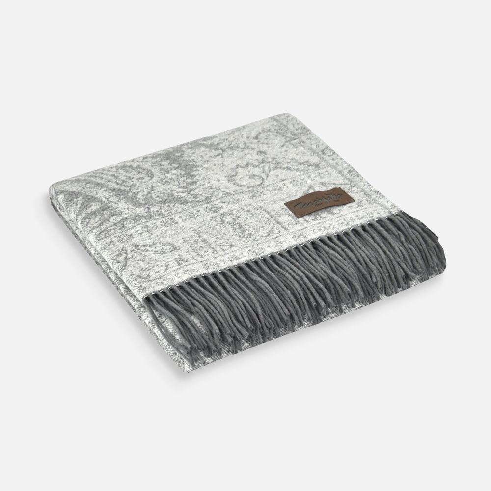 Плед Magnolia, серый — изображение 2