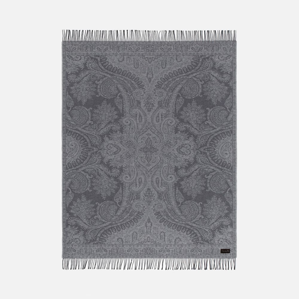 Плед Magnolia, серый — изображение 3