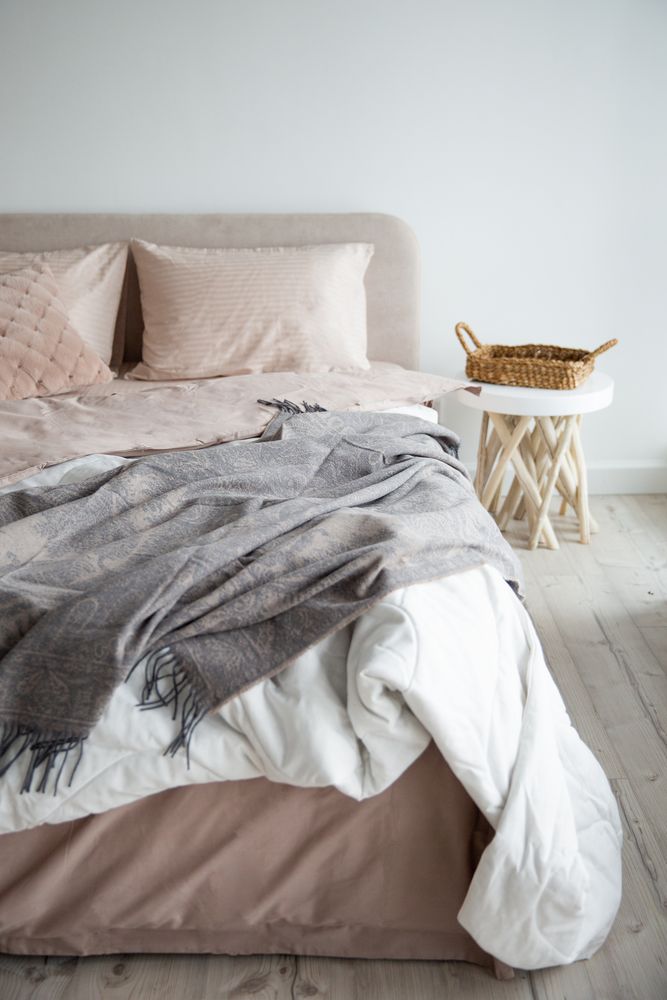 Плед Magnolia, серый с бежевым — изображение 5