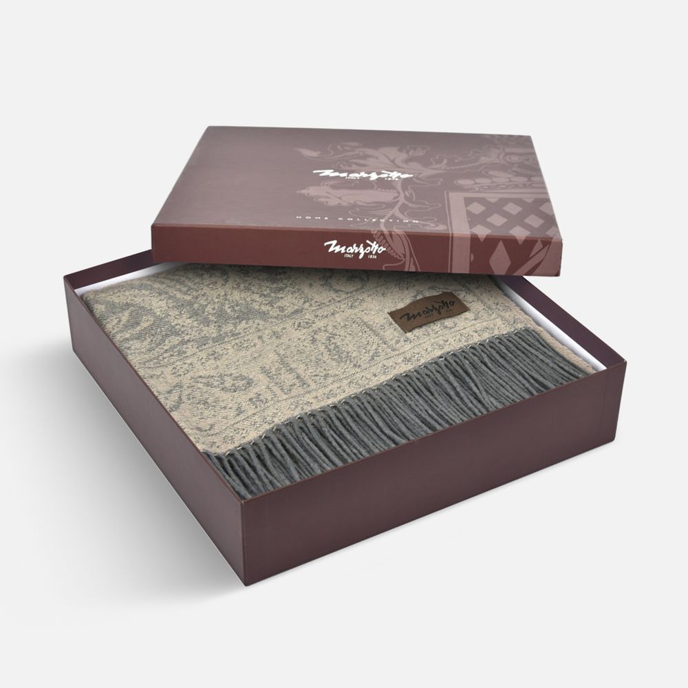 Плед Magnolia, коричневый — изображение 5