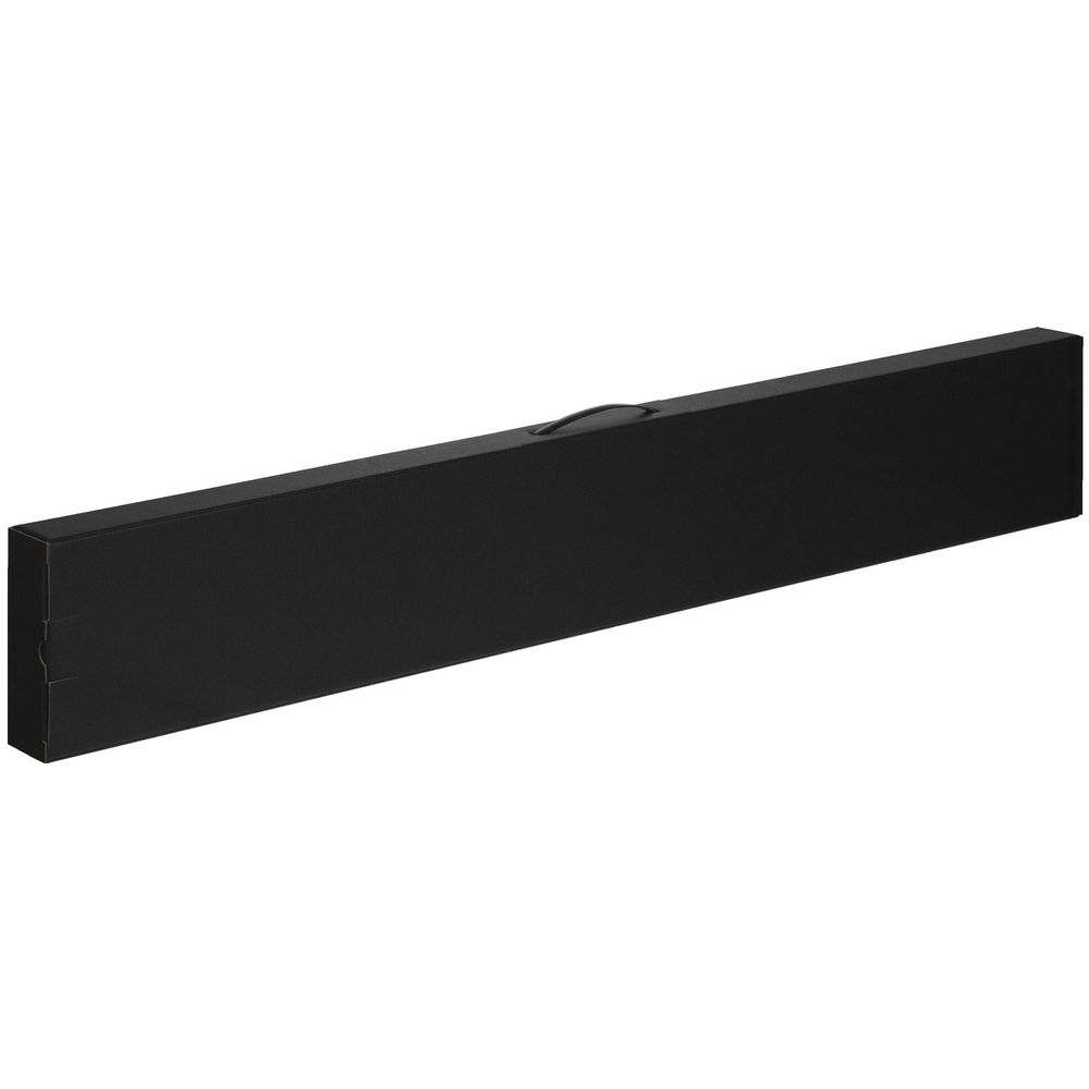 Коробка самосборная Rainmate для зонта-трости, черная, с черной ручкой — изображение 3