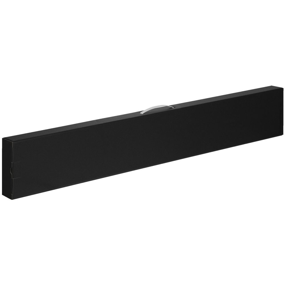 Коробка самосборная Rainmate для зонта-трости, черная, с белой ручкой — изображение 3