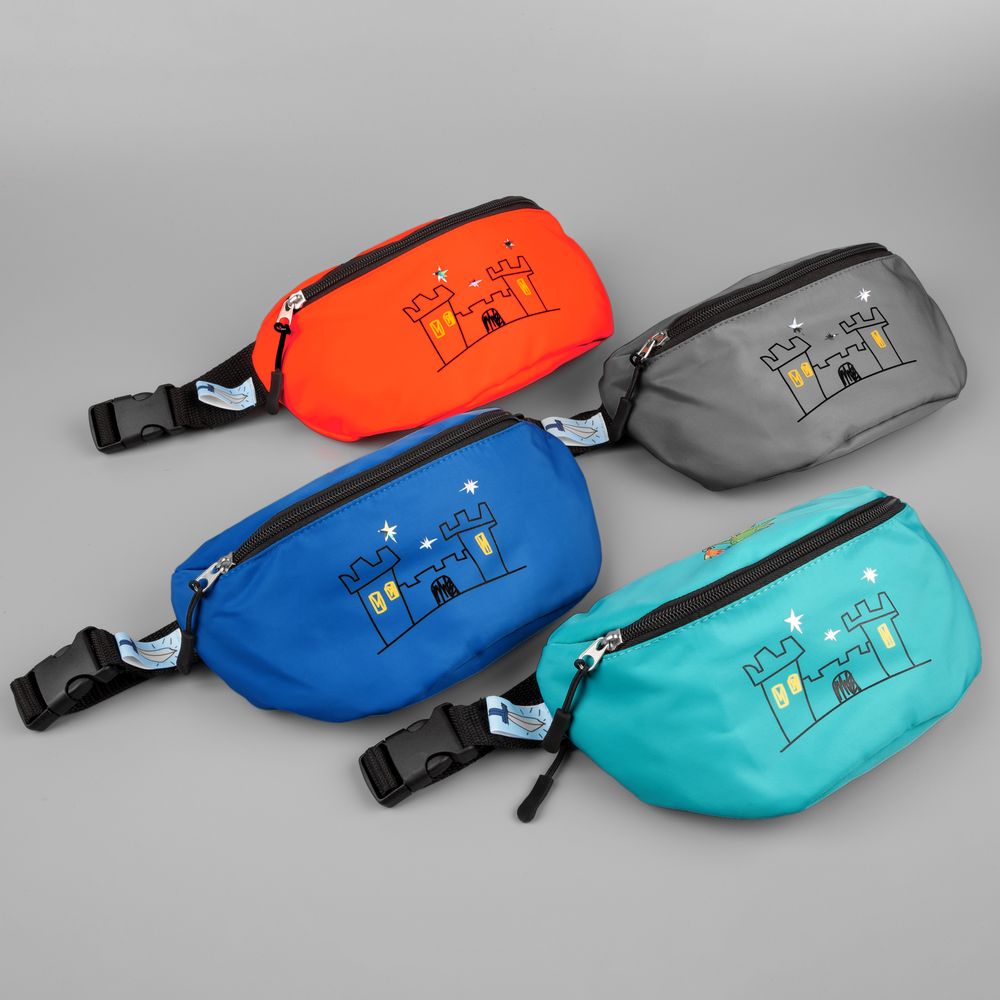 Детская поясная сумка Sonrisa, серая — изображение 7