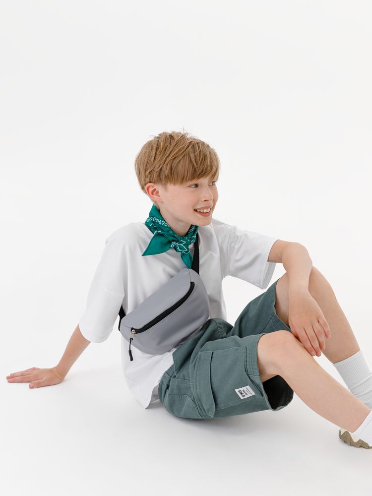 Детская поясная сумка Sonrisa, серая — изображение 6