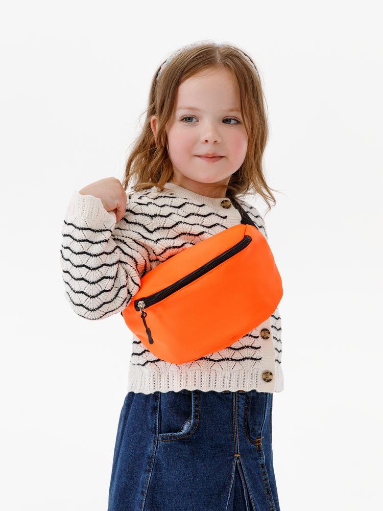 Детская поясная сумка Sonrisa, оранжевая — изображение 6