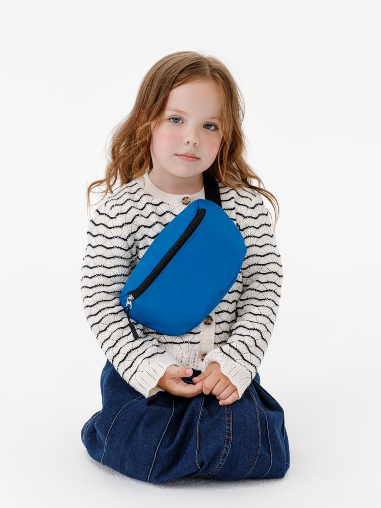 Детская поясная сумка Sonrisa, темно-синяя — изображение 5