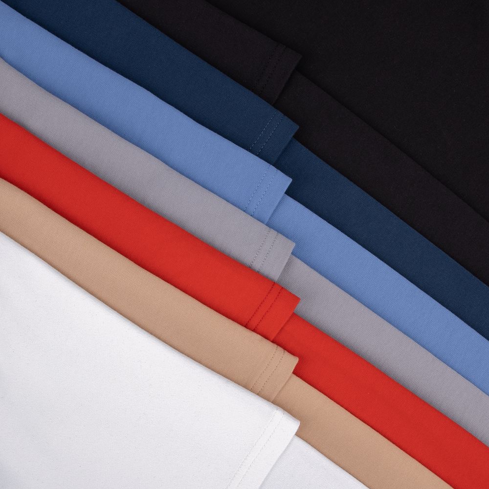 Футболка оверсайз с двойным рукавом Kosmos, молочно-белая — изображение 7