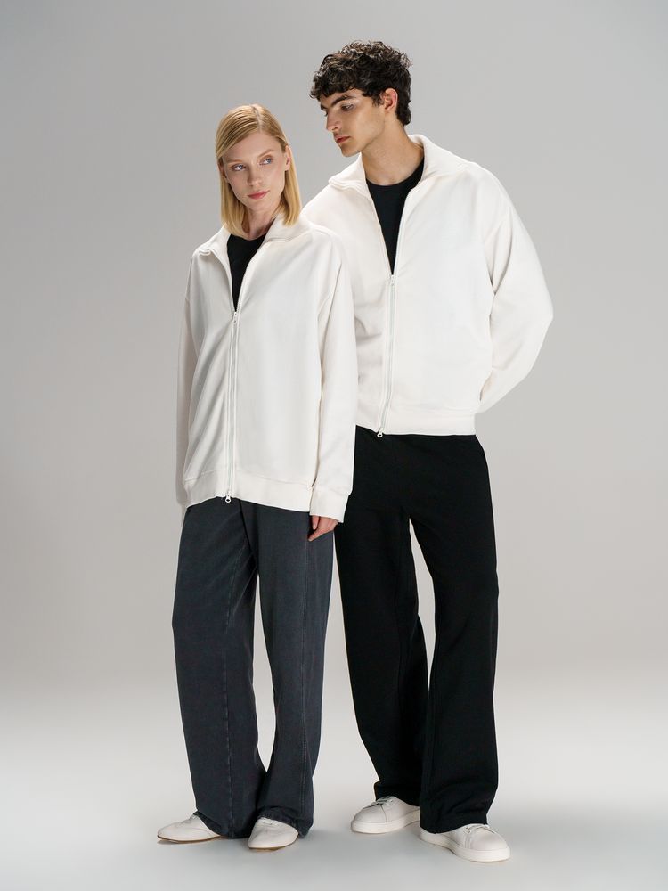 Толстовка унисекс Neofit, молочно-белая — изображение 12