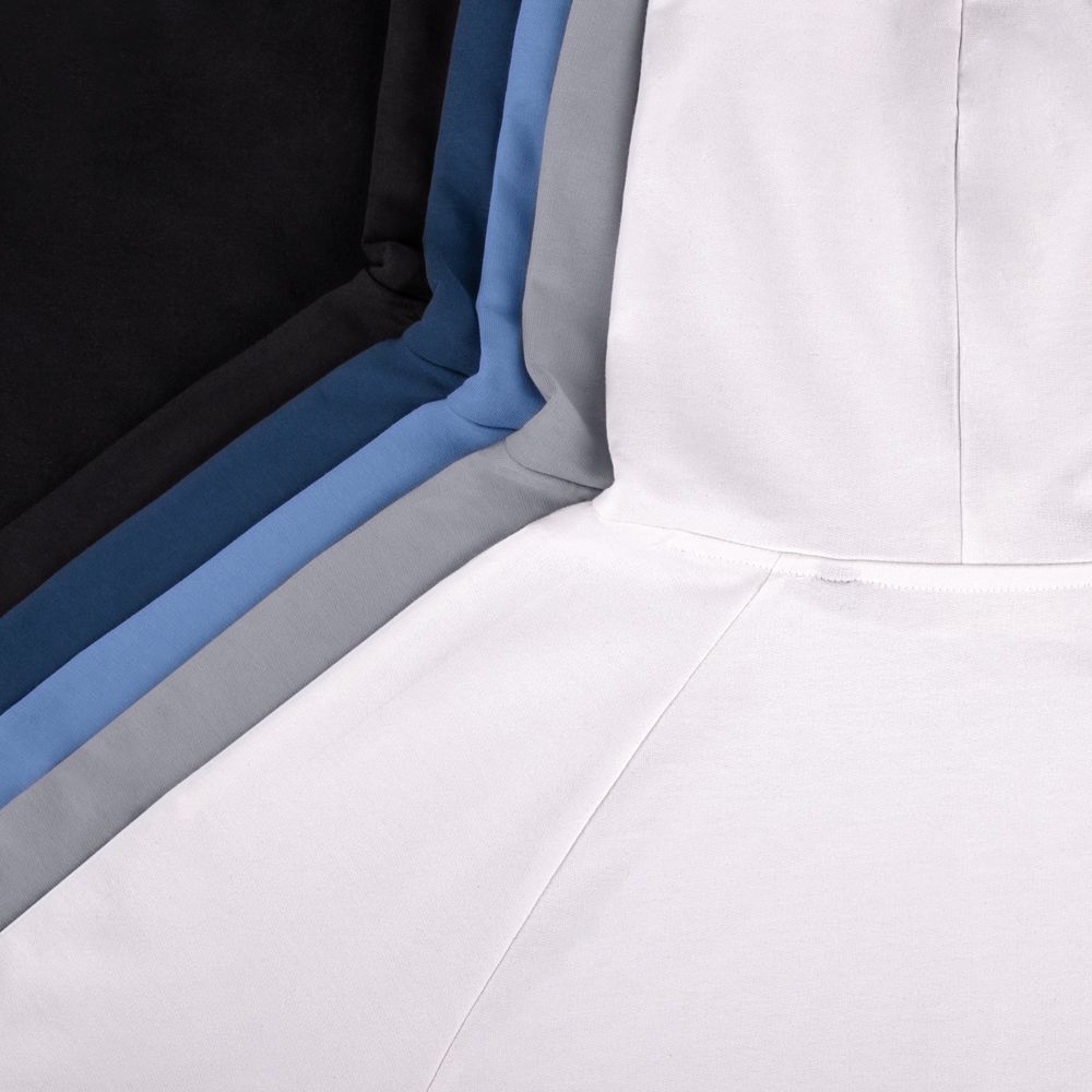 Футболка оверсайз унисекс с капюшоном Neofit, светло-серая — изображение 6