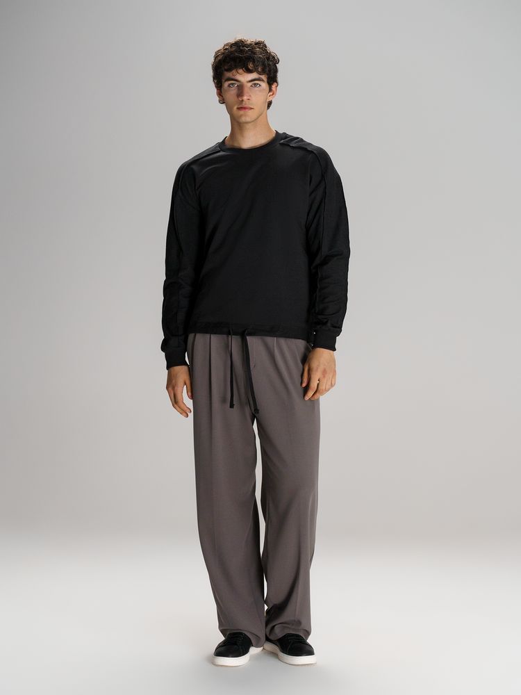 Свитшот унисекс Vozduh, черный — изображение 10