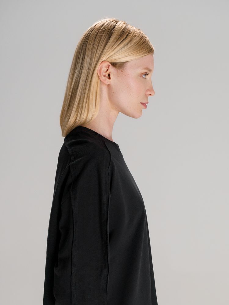 Свитшот унисекс Vozduh, черный — изображение 11