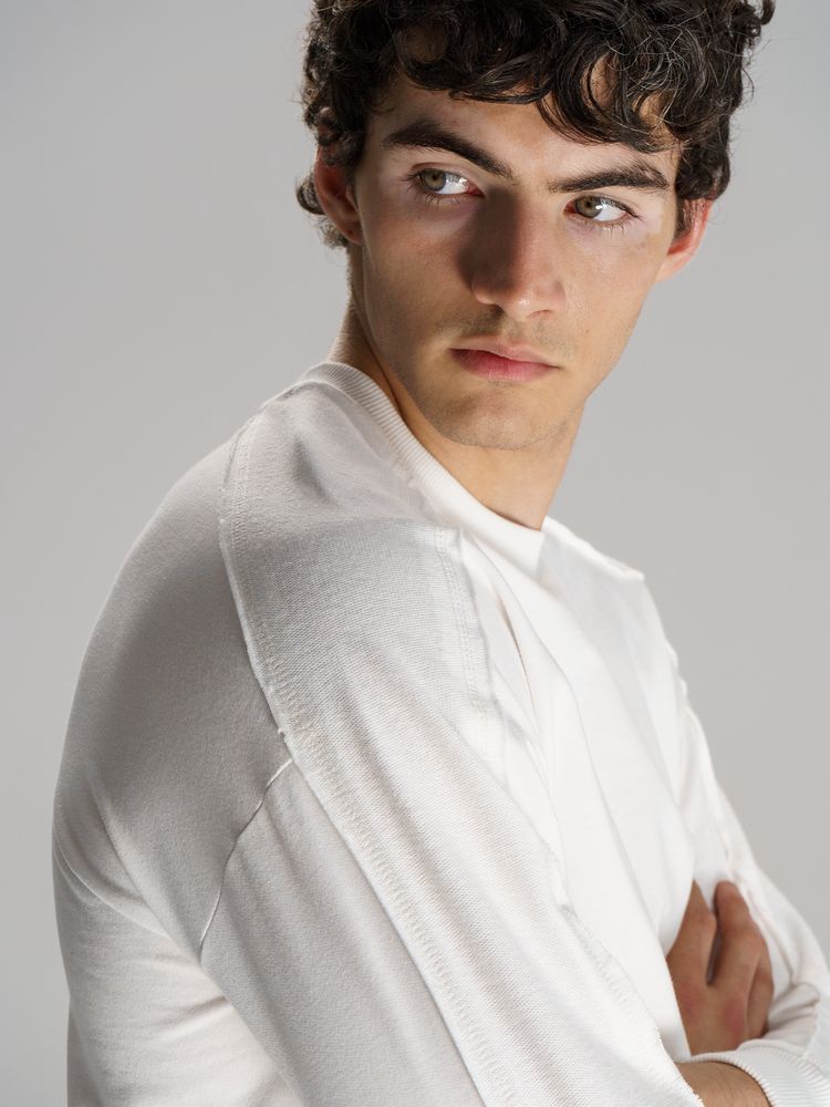 Свитшот унисекс Vozduh, молочно-белый — изображение 10