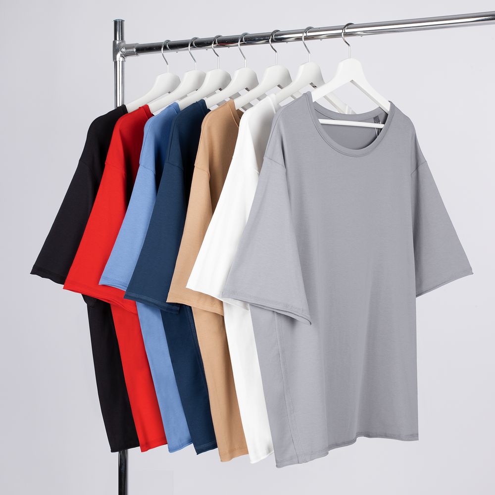 Футболка оверсайз унисекс Vozduh, молочно-белая — изображение 4