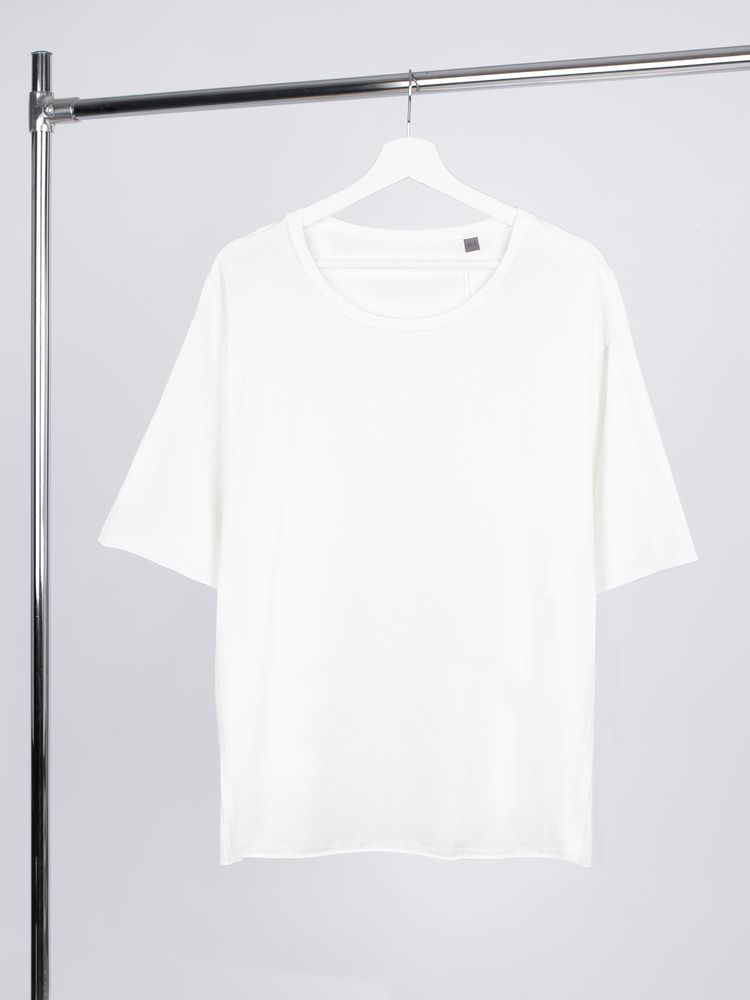 Футболка оверсайз унисекс Vozduh, молочно-белая — изображение 2