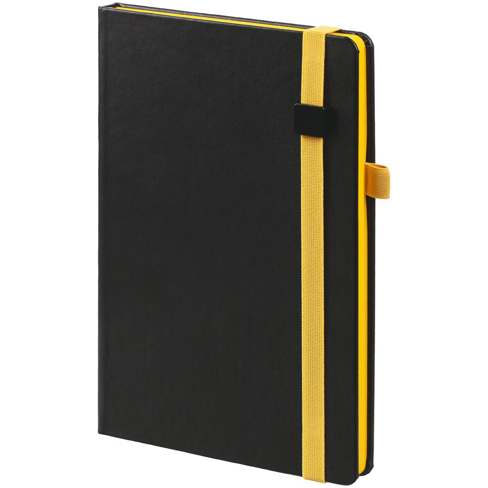 Ежедневник Ton Black, недатированный, черный с желтым — изображение 2