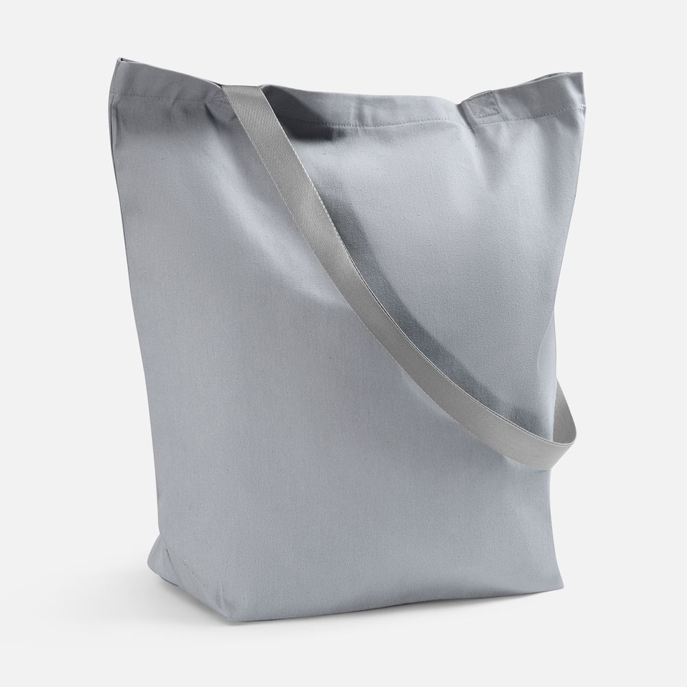 Шопер B5, серый с серыми ручками — изображение 2